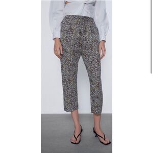 Zara Printed Trousers XS